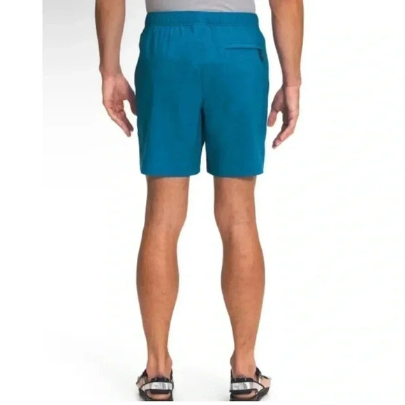 The North Face Shorts Men's Class V Pull String Banff Blue NWT Size Large Pocket - Picture 2 of 14